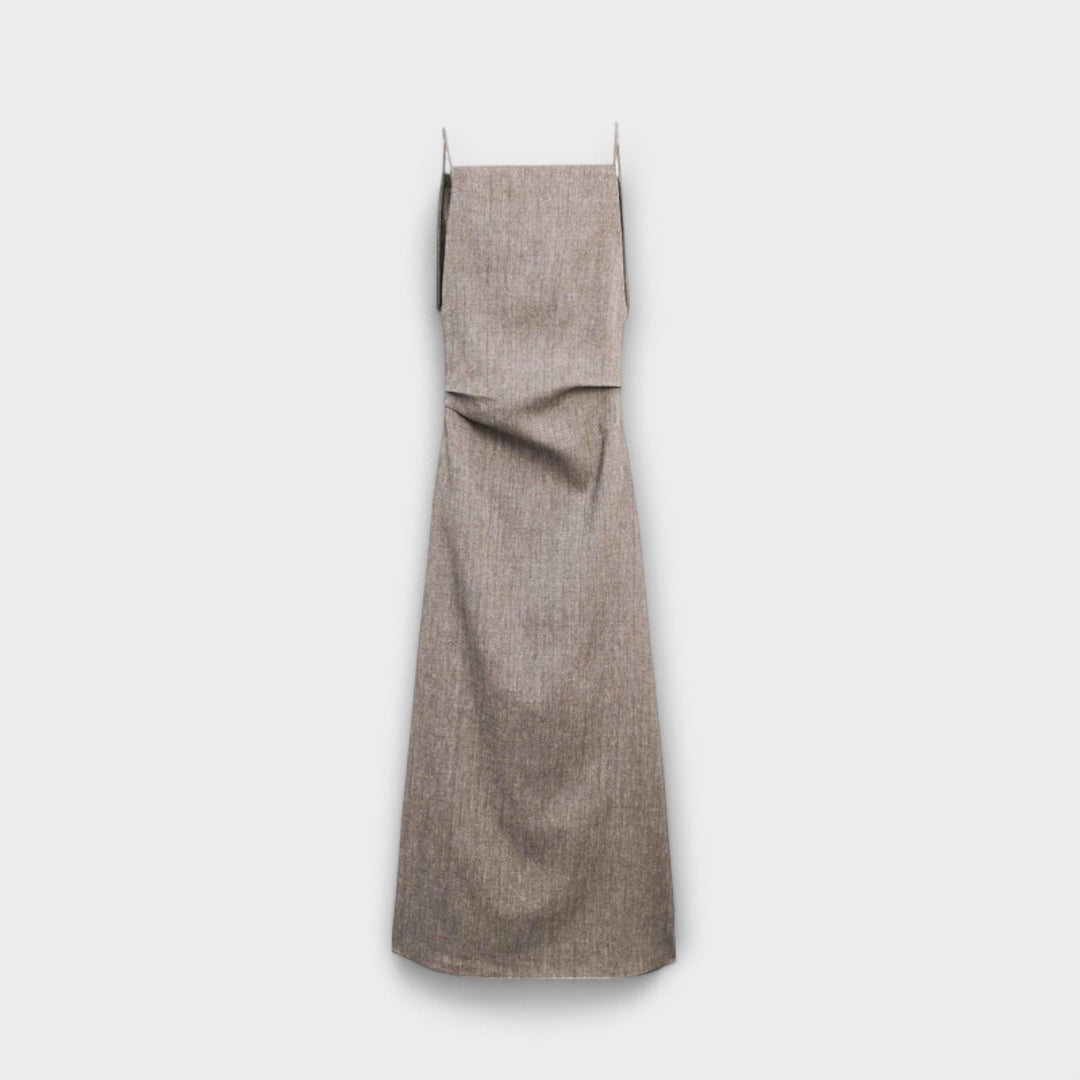 Clara - Flowing Maxi Dress Made of Linen Blend