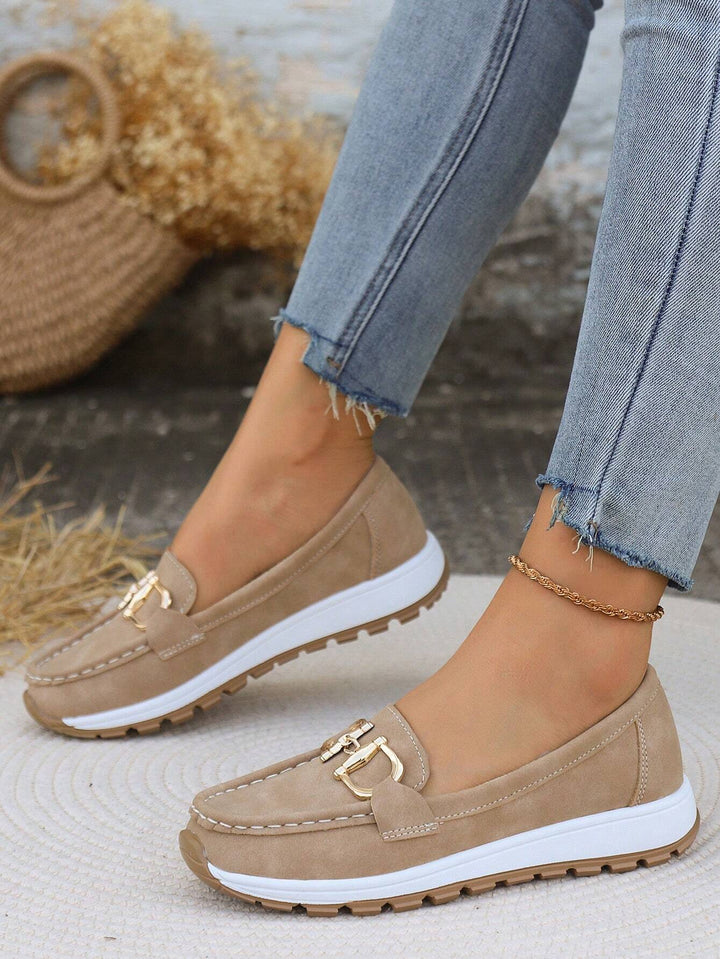 Ellie - Flat Buckle Loafers
