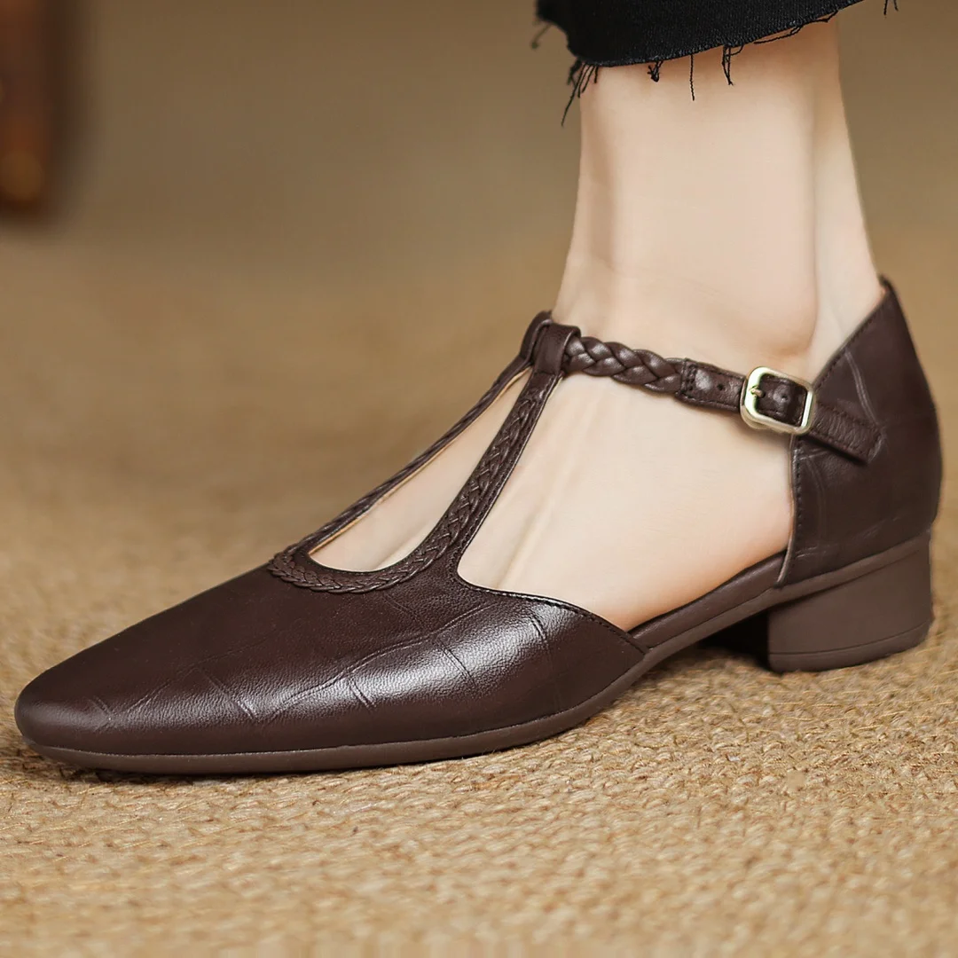 Clara | Kepa Leather Mary Janes