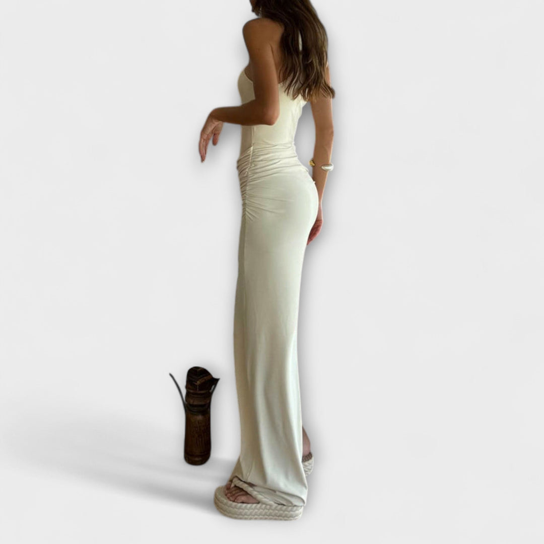 Minna - Seductive Sleeveless Cut-Out Dress