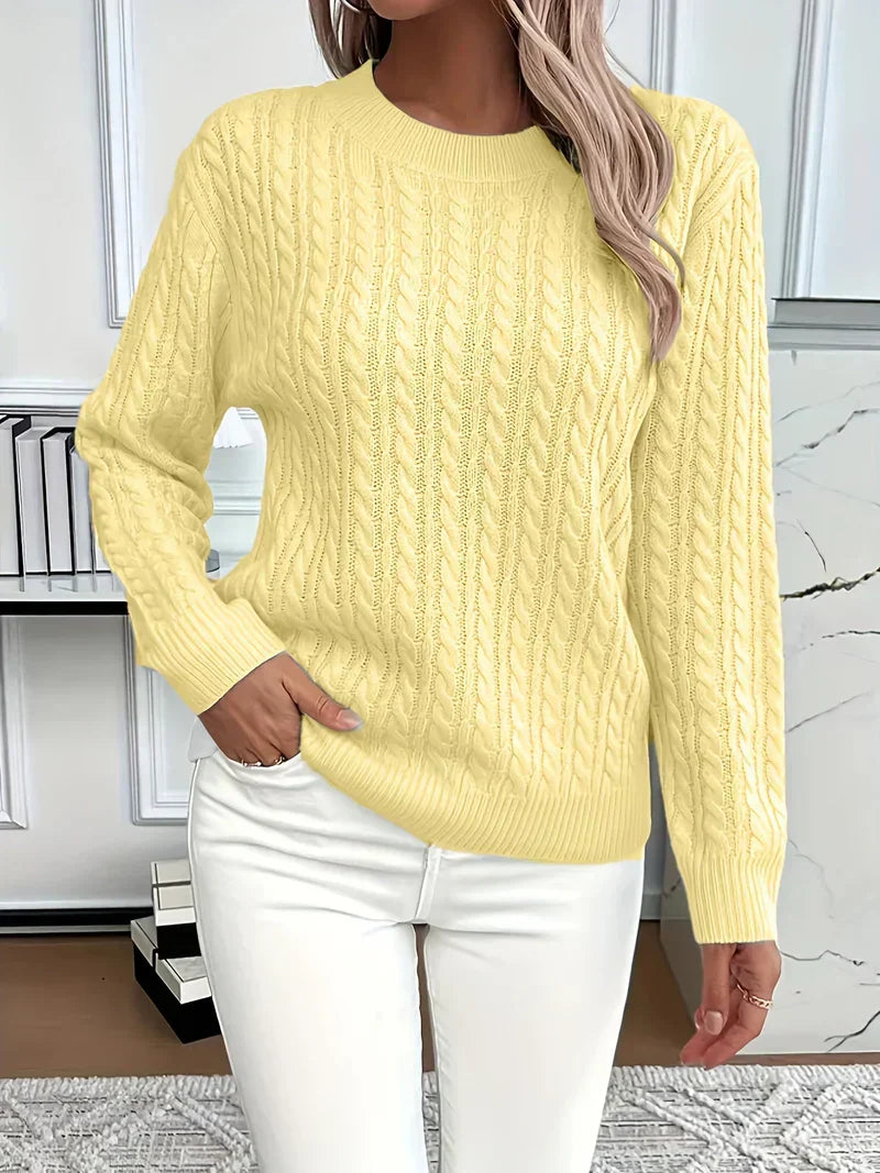 Zoe | Cable Knit Sweater