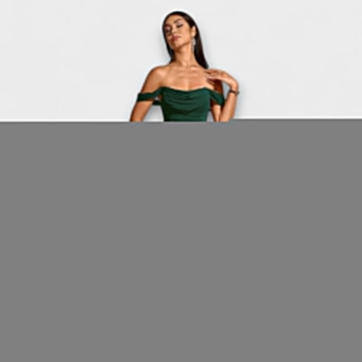 Ione - Off-Shoulder Ruched Bodycon Dress