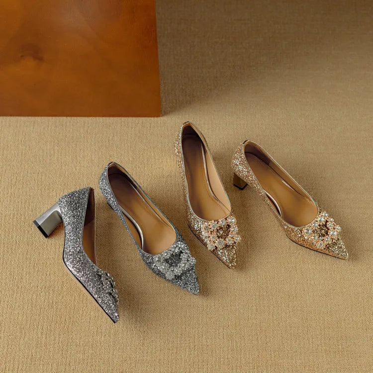 Clara | Gloria Glitter Pumps