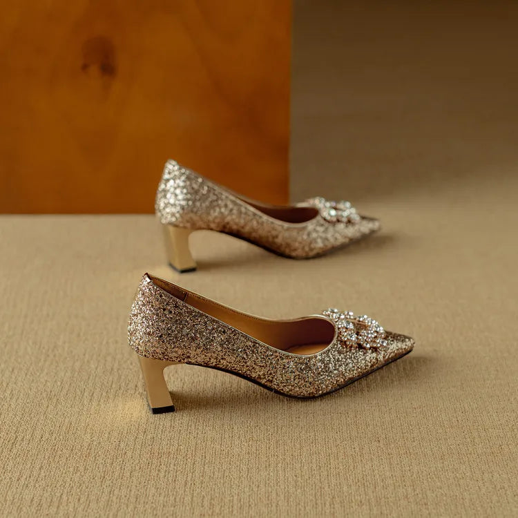 Clara | Gloria Glitter Pumps