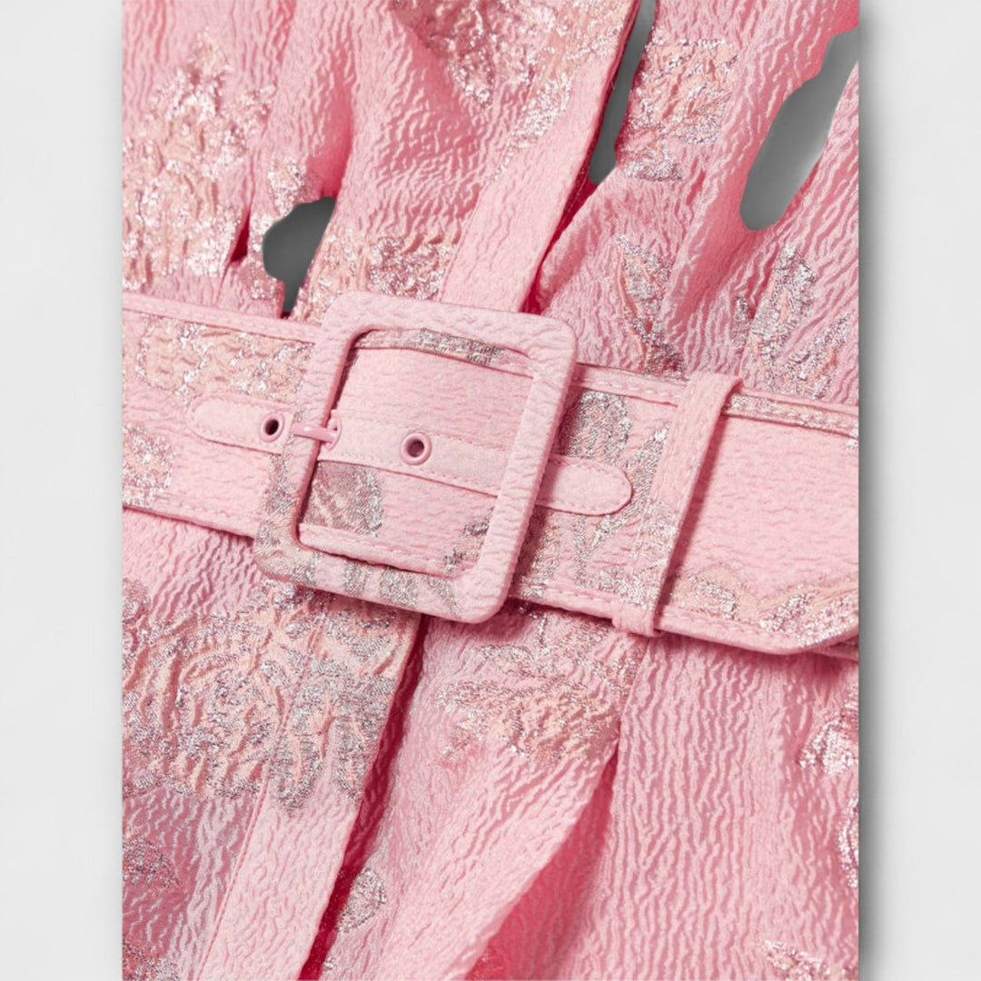 Anabella - Dress with Short Puff Sleeves